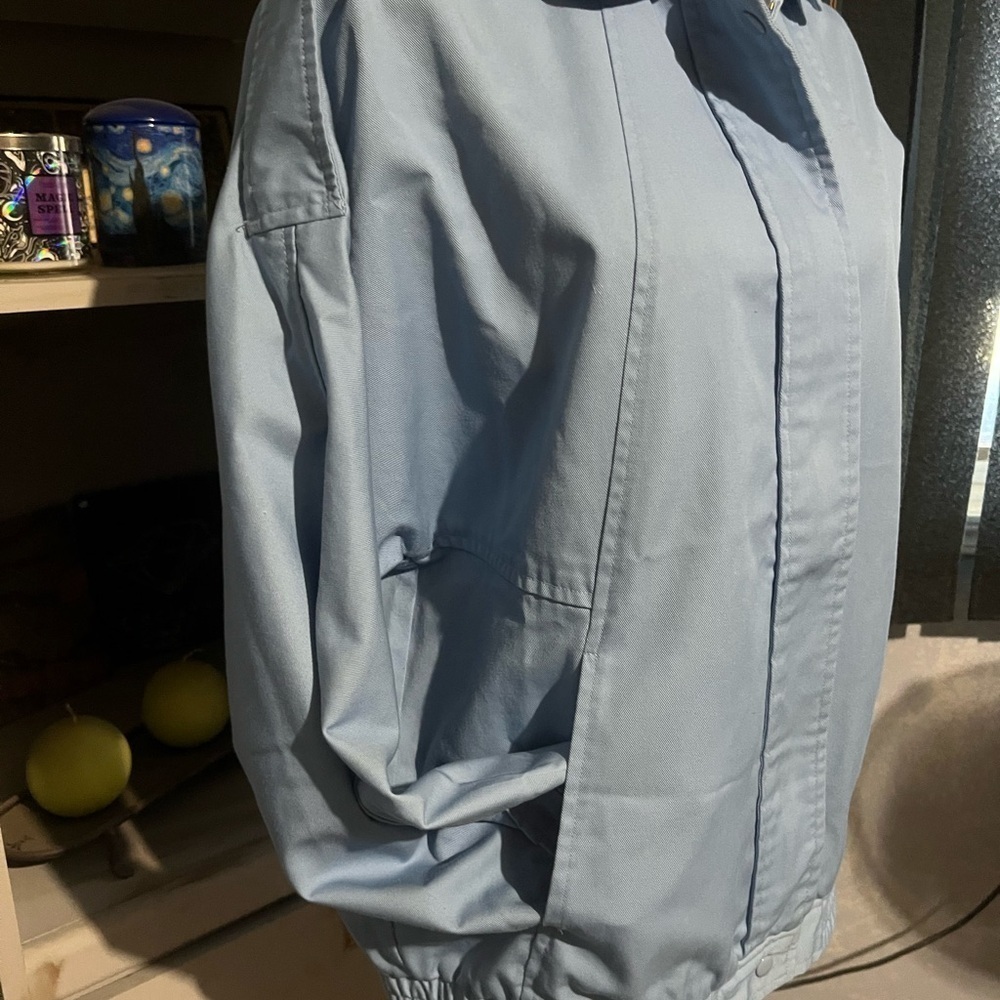 Vintage 80s men’s blue galliano Moto jacket size small - Picture 3 of 10